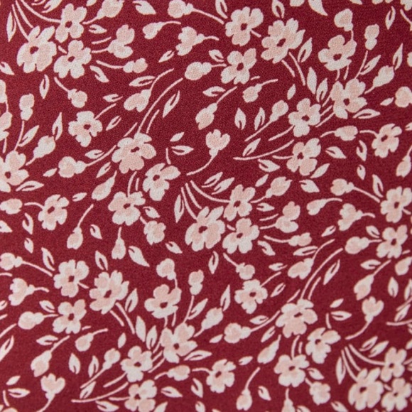 Reformation Red Floral Two-Piece Dress - Picture 9 of 9